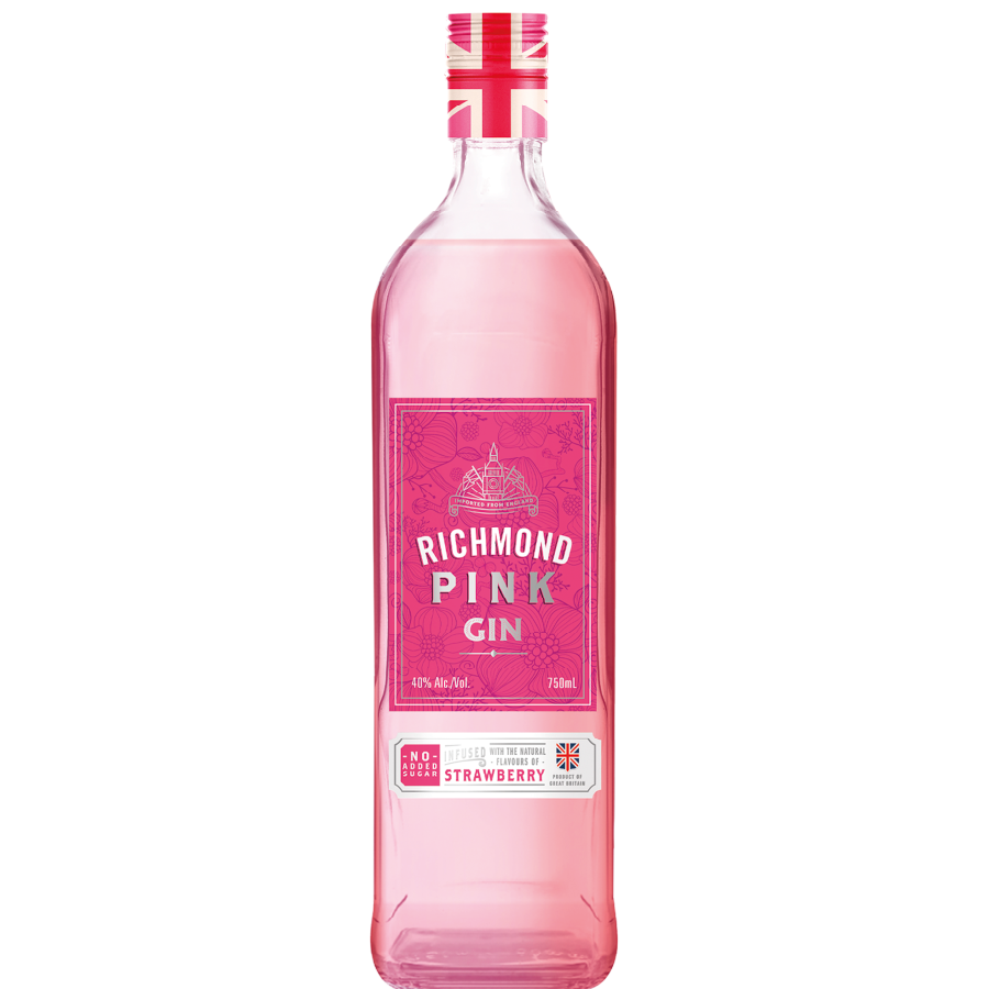 Richmond London Dry Gin Strawberry 750ml